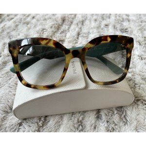 Prada Green with Tortoise frame sunglasses